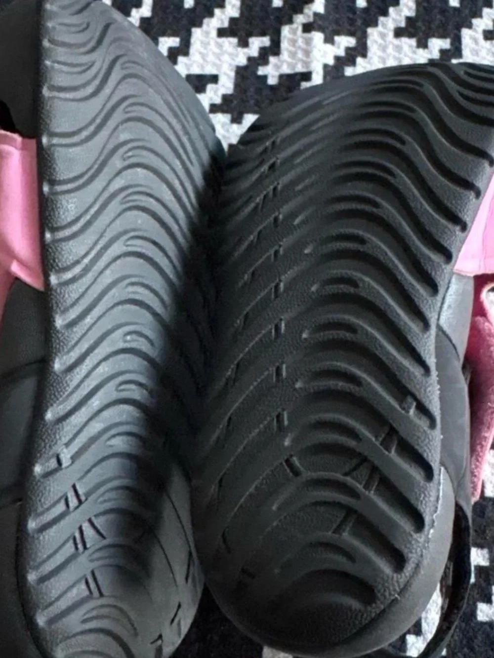 Nike Women’s Pink and Black Water Sandals
